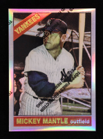Mickey Mantle 1996 Topps Mantle Finest Refractors #16 / 1966 Topps at PristineAuction.com