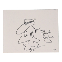 Robert Englund Signed "A Nightmare On Elm Street" Hand-Drawn Sketch on Canvas (JSA) at PristineAuction.com
