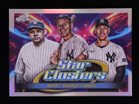 Mickey Mantle / Aaron Judge / Babe Ruth 2025 Topps Cosmic Chrome Triple Star Clusters #TSC2 at PristineAuction.com