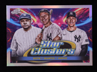Mickey Mantle / Aaron Judge / Babe Ruth 2025 Topps Cosmic Chrome Triple Star Clusters #TSC2 at PristineAuction.com