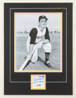 Dick Groat Signed 12x16 Custom Matted Cut Display with Photo Inscribed "2x WS Champ" (JSA) at PristineAuction.com