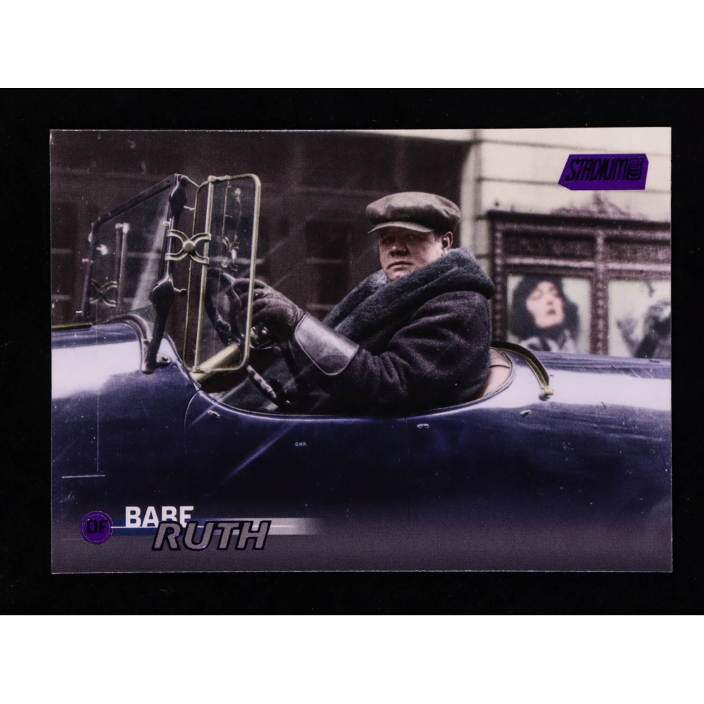 Babe Ruth 2023 Stadium Club Purple Foil #298 #61/75 at PristineAuction.com