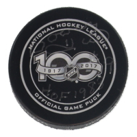Bobby Hull Signed NHL 100th Anniversary Logo Hockey Puck Inscribed "HOF 1983" (COJO) at PristineAuction.com