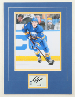 Peyton Krebs Signed 12x16 Custom Matted Cut Display with Photo (JSA) at PristineAuction.com