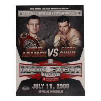 Tomasz Adamek & Bobby Gunn Signed 2009 Fight Program (PSA) at PristineAuction.com