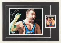 Santino Marella Signed 12x17 Custom Matted Photo Display with Trading Card (JSA) at PristineAuction.com