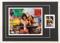 Santino Marella Signed 12x17 Custom Matted Photo Display with Trading Card (JSA) at PristineAuction.com