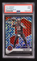 Tom Brady 2021 Panini Mosaic Mosaic Reactive Blue #201 NFC (PSA 9) at PristineAuction.com