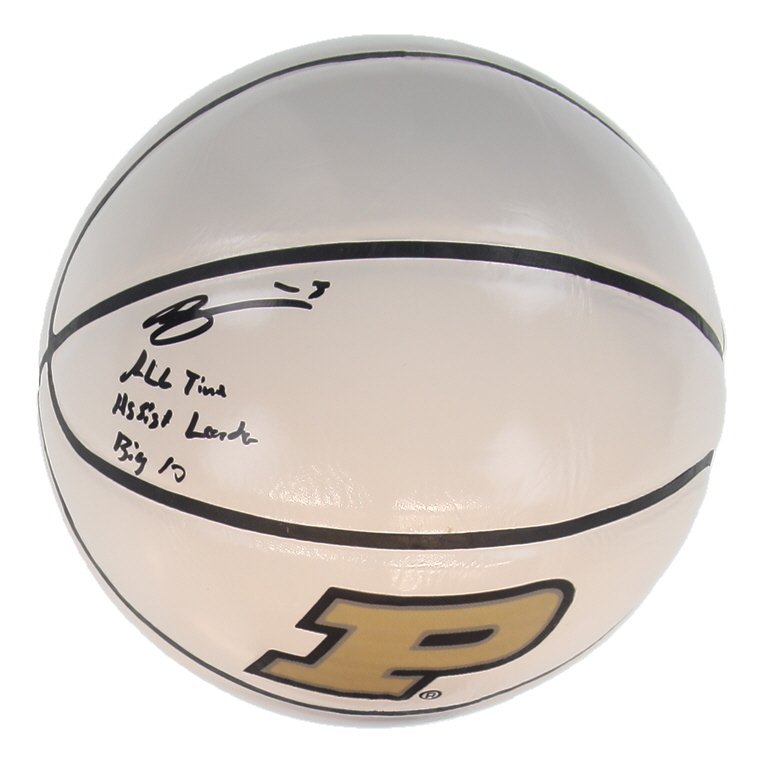 Braden Smith Signed Purdue Boilermakers Logo Basketball Inscribed "All-Time Assist Leader Big 10" (JSA) at PristineAuction.com Braden Smith Signed Purdue Boilermakers Logo Basketball Inscribed "All-Time Assist Leader Big 10" (JSA) at PristineAuction.com