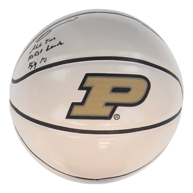 Braden Smith Signed Purdue Boilermakers Logo Basketball Inscribed "All-Time Assist Leader Big 10" (JSA) at PristineAuction.com Braden Smith Signed Purdue Boilermakers Logo Basketball Inscribed "All-Time Assist Leader Big 10" (JSA) at PristineAuction.com