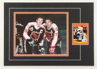 Paul Coffey Signed 12x16 Custom Matted Trading Card Display with Photo (JSA) at PristineAuction.com