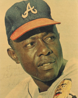 Hank Aaron Signed Braves 8x10 Photo Inscribed "Best Wishes" (Beckett) at PristineAuction.com
