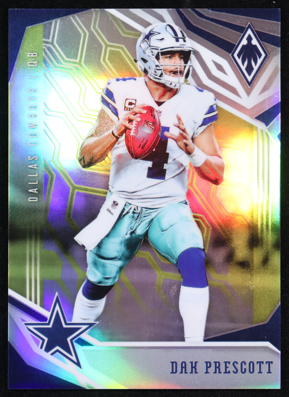 Dak Prescott 2018 Panini Phoenix Yellow #25 #30/75 at PristineAuction.com Dak Prescott 2018 Panini Phoenix Yellow #25 #30/75 at PristineAuction.com