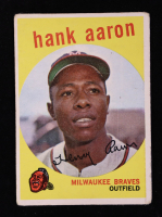 Hank Aaron 1959 Topps #380 at PristineAuction.com