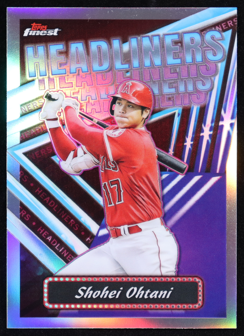 Shohei Ohtani 2023 Finest Finest Headliners #FH1 at PristineAuction.com Shohei Ohtani 2023 Finest Finest Headliners #FH1 at PristineAuction.com