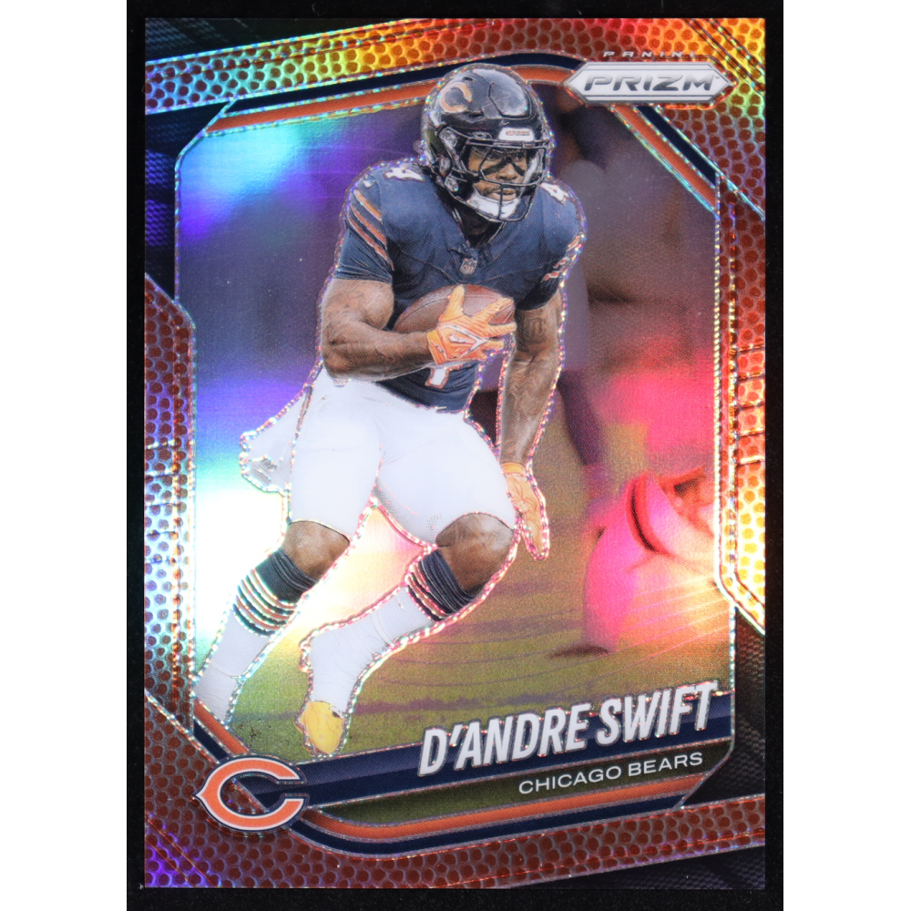 D'Andre Swift 2025 Panini Prizm Pigskin #236 #070/180 at PristineAuction.com