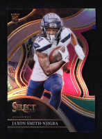 Jaxon Smith-Njigba 2023 Select Prizm Black and Green Die Cut #259 RC at PristineAuction.com