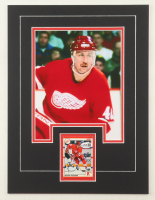Bernie Federko Signed 12x16 Custom Matted Trading Card Display with Photo (JSA) at PristineAuction.com