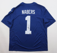 Malik Nabers Signed Giants Nike Authentic Jersey (Fanatics) at PristineAuction.com
