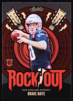 Drake Maye 2024 Absolute Rock Out #17 RC at PristineAuction.com