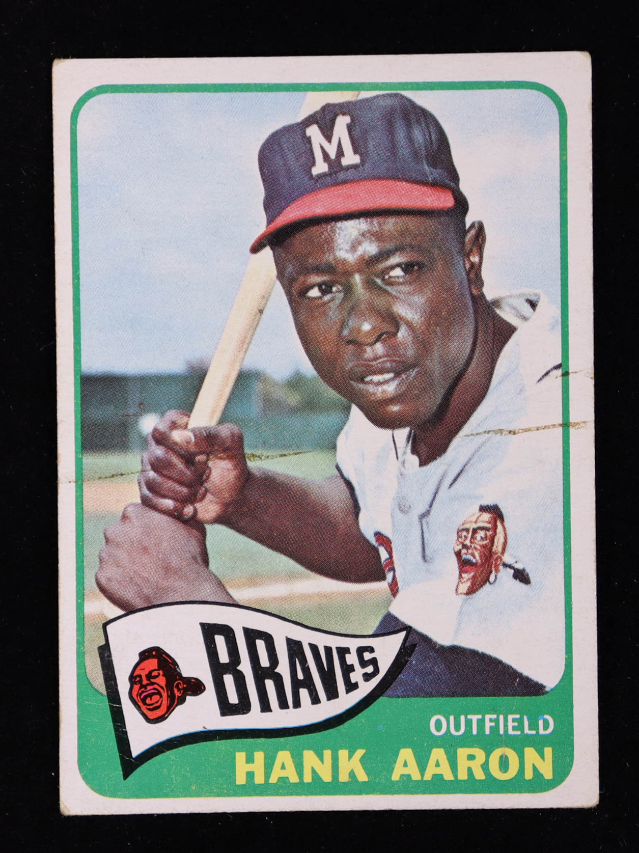 Hank Aaron 1965 Topps #170 at PristineAuction.com Hank Aaron 1965 Topps #170 at PristineAuction.com