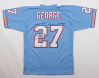 Eddie George Signed Oilers Mitchell & Ness Authentic Jersey (Fanatics) at PristineAuction.com