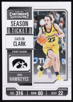 Caitlin Clark 2024 Panini Caitlin Clark Collection College Contenders #CC2 at PristineAuction.com