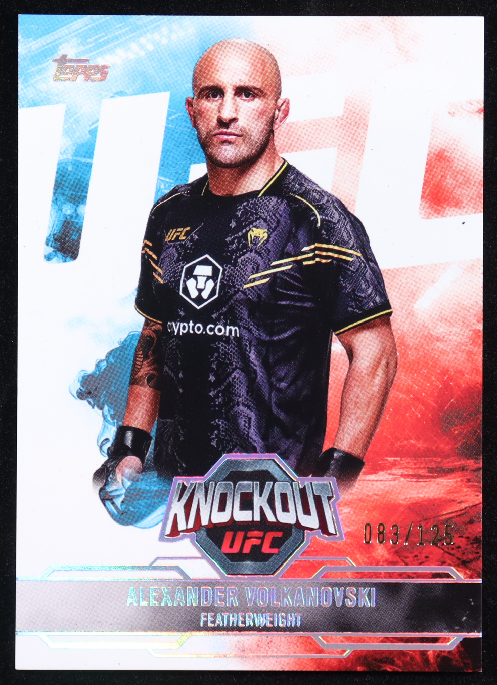 Alexander Volkanovski 2025 Topps UFC Knockout Holo Silver #25 #083/125 at PristineAuction.com Alexander Volkanovski 2025 Topps UFC Knockout Holo Silver #25 #083/125 at PristineAuction.com
