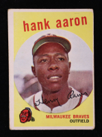 Hank Aaron 1959 Topps #380 at PristineAuction.com
