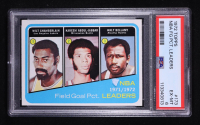 Wilt Chamberlain / Kareem Abdul-Jabbar / Walt Bellamy 1972-73 Topps #173 LL (PSA 6) at PristineAuction.com