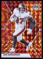 Rob Gronkowski 2020 Panini Mosaic Mosaic Reactive Orange #136 at PristineAuction.com