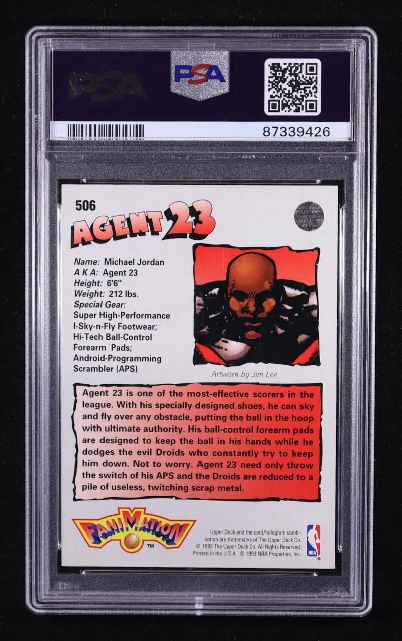 Michael Jordan 1992-93 Upper Deck #506 FAN (PSA 7) at PristineAuction.com Michael Jordan 1992-93 Upper Deck #506 FAN (PSA 7) at PristineAuction.com