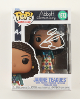 Quinta Brunson Signed "Abbott Elementary" #1673 Janine Teagues Funko Pop! Vinyl Figure (SWAU) at PristineAuction.com