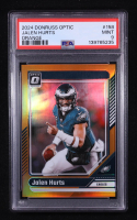 Jalen Hurts 2024 Donruss Optic Orange #158 #197/249 (PSA 9) at PristineAuction.com