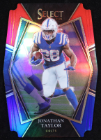 Jonathan Taylor 2021 Select Prizm Red and Blue Die Cut #116 at PristineAuction.com