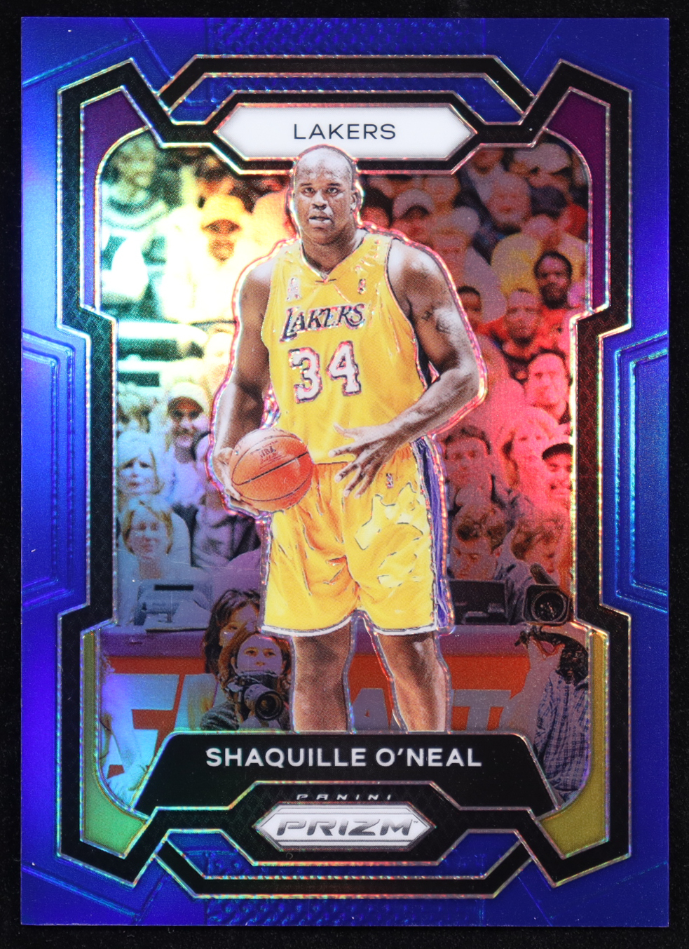 Shaquille O'Neal 2023-24 Panini Prizm Prizms Blue #181 #086/199 at PristineAuction.com Shaquille O'Neal 2023-24 Panini Prizm Prizms Blue #181 #086/199 at PristineAuction.com