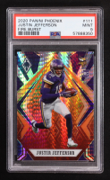 Justin Jefferson 2020 Panini Phoenix Fire Burst #111 RC (PSA 9) at PristineAuction.com