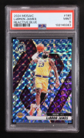 LeBron James 2024-25 Panini Mosaic Mosaic Reactive Blue #180 (PSA 9) at PristineAuction.com