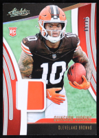 Quinshon Judkins 2025 Panini Absolute Patch #ARM-QJS RC #34/99 at PristineAuction.com