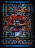 Patrick Mahomes II 2025 Panini Mosaic Stained Glass Oversized #13 at PristineAuction.com