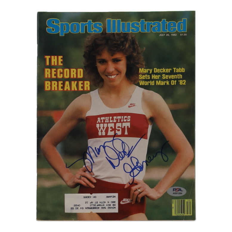 Mary Decker Tabb 1982 "Sports Illustrated" Magazine (PSA) at PristineAuction.com Mary Decker Tabb 1982 "Sports Illustrated" Magazine (PSA) at PristineAuction.com