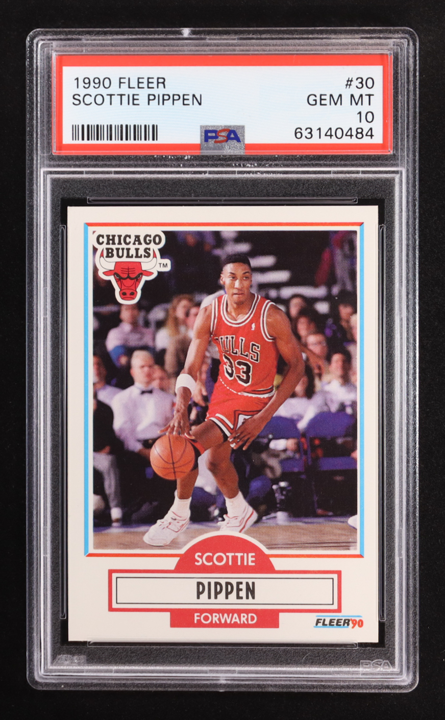 Scottie Pippen 1990-91 Fleer #30 (PSA 10) at PristineAuction.com Scottie Pippen 1990-91 Fleer #30 (PSA 10) at PristineAuction.com