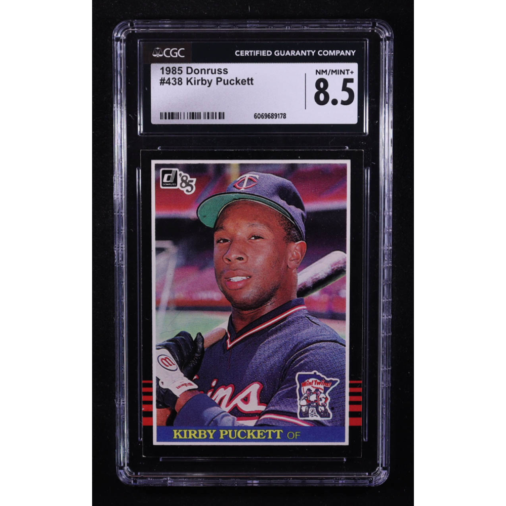 Kirby Puckett 1985 Donruss #438 RC (CGC 8.5) at PristineAuction.com
