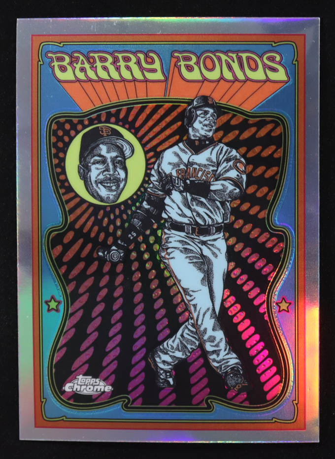 Barry Bonds 2025 Topps Chrome Ultra Violet All-Stars #UV13 at PristineAuction.com Barry Bonds 2025 Topps Chrome Ultra Violet All-Stars #UV13 at PristineAuction.com