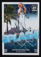Victor Wembanyama 2024-25 Donruss Optic Splash! White Velocity #4 #48/59 at PristineAuction.com