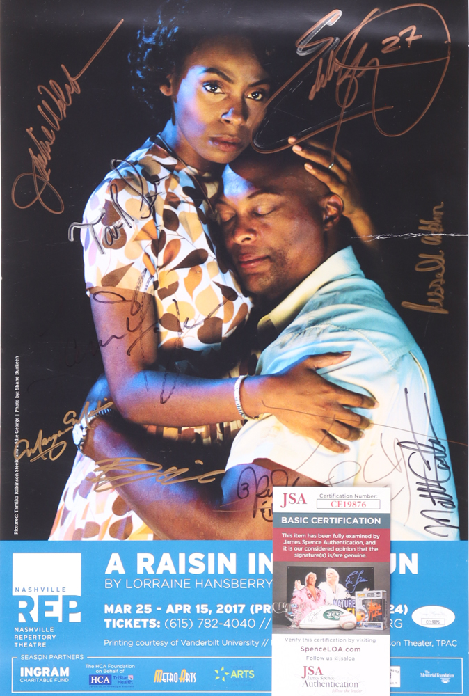 Eddie George Signed "A Raisin in the Sun" 11x17 Production Poster (JSA) at PristineAuction.com Eddie George Signed "A Raisin in the Sun" 11x17 Production Poster (JSA) at PristineAuction.com