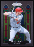 Mike Trout 2021 Panini Prizm Stained Glass #1 at PristineAuction.com