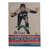 Robert 'Al' Wahl Signed 1951 "Annual All-Star Football Game" Program (PSA) at PristineAuction.com