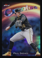 Paul Skenes 2025 Finest Creators Sky Blue Refractors #C14 #092/150 at PristineAuction.com