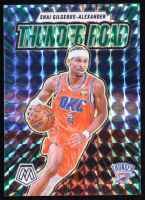 Shai Gilgeous-Alexander 2024-25 Panini Mosaic Thunder Road Mosaic Green #7 at PristineAuction.com